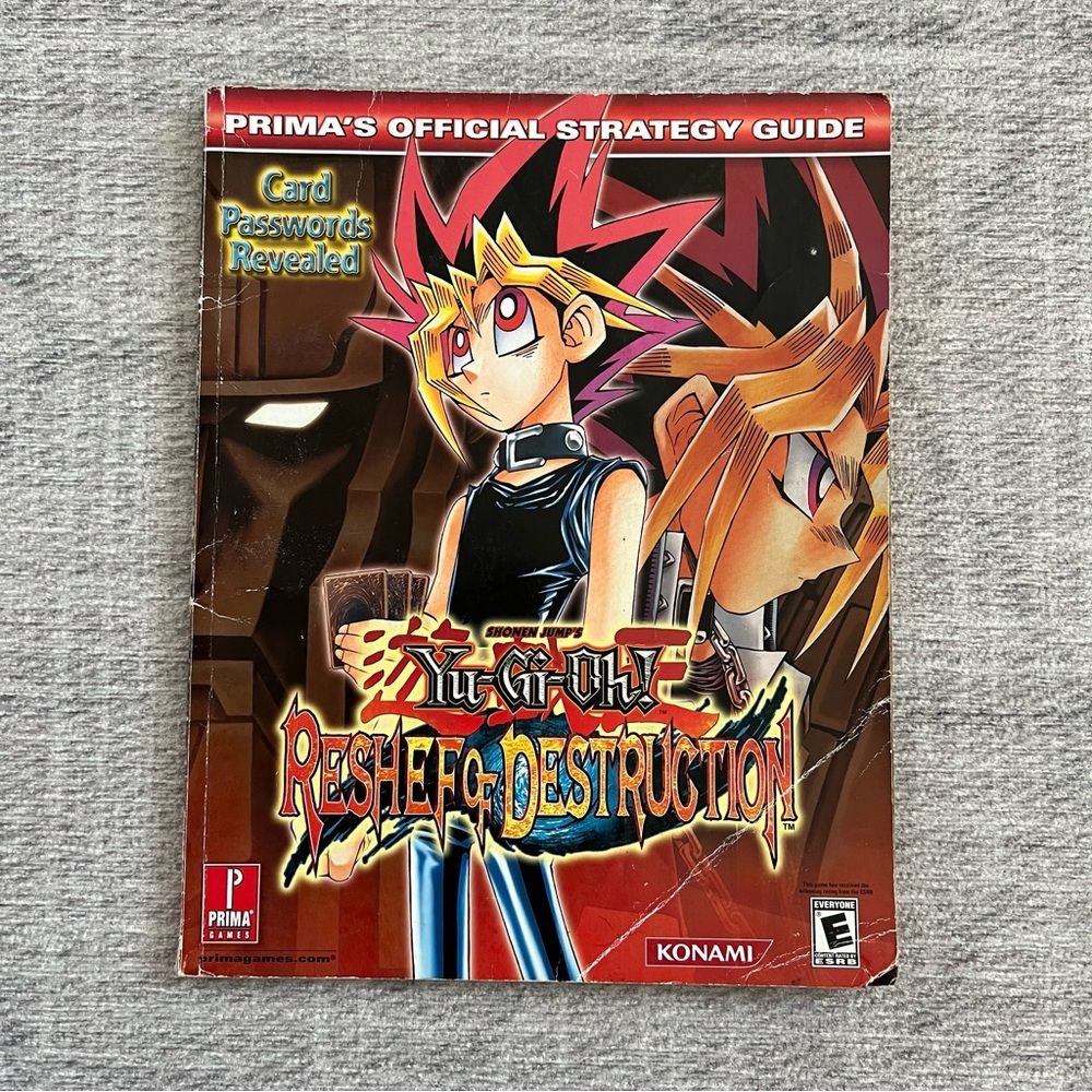 Nintendo Gameboy Advance GBA Yu-Gi-Oh! Reshef of Destruction Strategy Guide